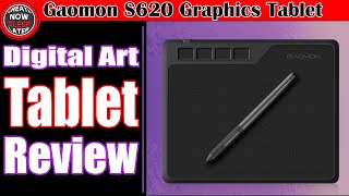 Gaomon S620 Affordable Beginner Graphics Tablet for Digital Art  Review [upl. by Elleron934]