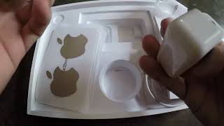 starlight m2 macbook air box inside unboxing [upl. by Luann]