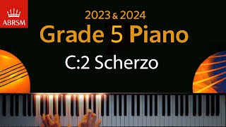 ABRSM 2023 amp 2024  Grade 5 Piano exam  C2 Scherzo  D B Kabalevsky [upl. by Odnanreh]