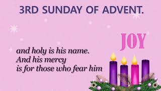 RampA Psalm amp Acclamation YEAR B 202324 THIRD SUNDAY OF ADVENT NEW LECTIONARY [upl. by Vevay]