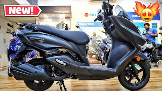 2021 Suzuki Burgman Street 125 Top Model  Matte Black  👌 BS6 With All New Features  Review [upl. by Sillert]