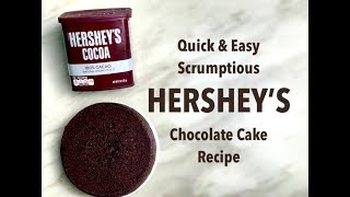 Step by Step  Hershey Chocolate Cake Recipe [upl. by Helfand564]