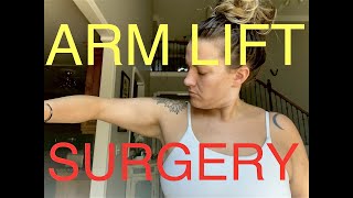 Brachioplasty Arm Lift Excess Skin Removal Surgery  PCOS Weightloss Progress  Preopp Footage [upl. by Rosemary]