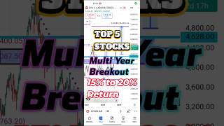 TOP 5 STOCK WITH MULTI YEAR BREAKOUT stockmarket BREAKOUTSTOCK [upl. by Leach152]