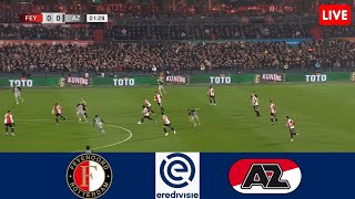 LIVEAZ Alkmaar vs feyenoord Premier League 2425 Full Match  fc24 gameplay [upl. by Rramel453]