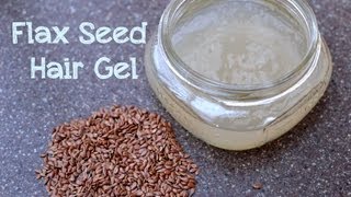 How to Make Flax Seed Hair Gel [upl. by Alyakim]