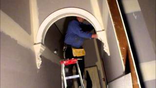 Plastering Making a Victorian Archway  Corbels amp Surrounds  Hawthorn Plaster Repairs [upl. by Arait]