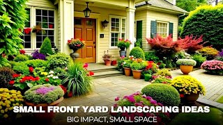 Big Impact Small Space Small Front Yard Landscaping Ideas to Enhance Your Curb Appeal [upl. by Lav235]