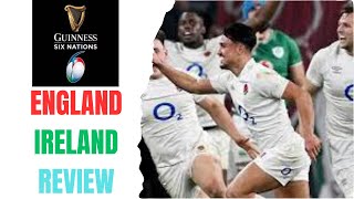 England v Ireland Six Nations Review [upl. by Selim433]