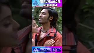 Thiruvilaiyaadal Aarambam Movie Songs  Kannukkul Yetho Video Song  Dhanush  Shriya  ytshorts [upl. by Eixirt]