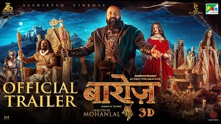 Barroz 3D  Guardian of Treasures Hindi   A Virtual 3D Trailer  Mohanlal  Antony Perumbavoor [upl. by Satsok156]