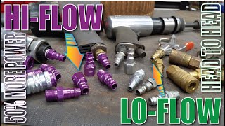 High Flow Air Fittings worth it Tested Head to Head Milton VStyle [upl. by Beichner]