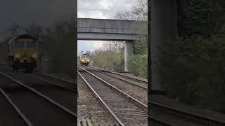 66519 passing SherburninElmet on 29324 [upl. by Reyotal]