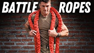 10 Minute BATTLE ROPE Workout  Burn Fat amp Build Muscle [upl. by Lyrej]