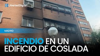 Incendio en una vivienda de Coslada deja 24 afectados seis hospitalizados [upl. by Nelyk]