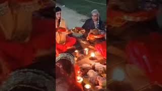 Karwachauth in punjabi style subscribemychannel viralvideo trending [upl. by Yadseut305]