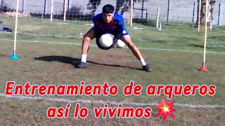 Entrenamiento de arqueros 1ra división liga del Sur 🧤 [upl. by Thatch]