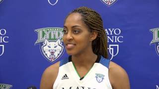 2015 Minnesota Lynx Media Day  Shae Kelley [upl. by Angelina]