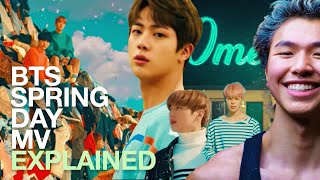 BTS Spring Day MV EXPLAINED Reaction [upl. by Emmalynn865]