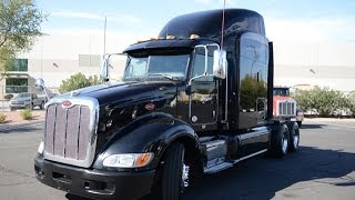 2 2012 Peterbilt 386s Low Miles  Hours California Compliant [upl. by Kempe]