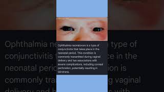 What is Ophthalmia Neonatorum [upl. by Tera]