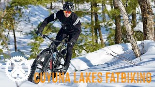 Cuyuna Country State Recreation Area  Winter MTB FATBIKE Adventure  Cuyuna Lakes Minnesota [upl. by Nitsid]