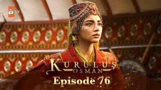 Kurulus Osman Urdu  Season 3  Episode 76 [upl. by Nilahs]