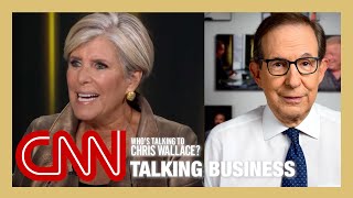 Chris Wallace talks business Wallace tells Suze Orman that he leases a car See what she has to say [upl. by Bautram612]