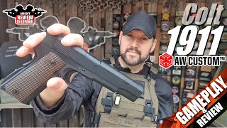 Colt 1911 CO2 Blowback Airsoft Pistol by KWC Overview Must Watch [upl. by Somisareg]