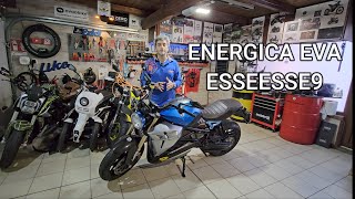 ENERGICA EVA ESSEESSE9 presentazione e caratteristiche tecniche con una carica fast micidiale [upl. by Glassco]