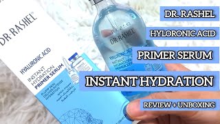 Dr rashel Hyaluronic Acid primer Serum Unboxing and Review by Unboxing Tv [upl. by Hollander]