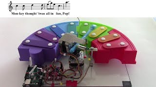 Mechatronic Xylophone prototype [upl. by Ecirpac717]