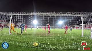 Goal Cam Accrington 12 Wycombe [upl. by Nesrac]