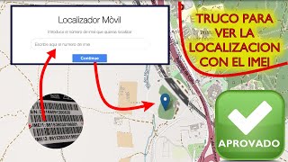 COMO LOCALIZAR UN MOVIL POR EL NUMERO IMEI [upl. by Blondy]