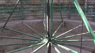 Climbing Silo scaffold [upl. by Clea100]