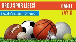 Ordu Spor Lisesi  Yetenek Sınavı  Koşu ve Ritim Parkuru 5 Gün [upl. by Obola454]