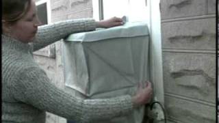 How to install weatherstrippingAir Conditioner Cover [upl. by Bo]