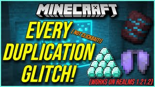 MINECRAFT ALL OP GLITCHES IN 121 BEDROCK DUPLICATION AND XRAY GLITCHES WORKING [upl. by Ok]