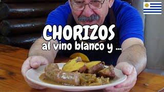 CHORIZOS AL VINO BLANCO CON BONIATOSCAMOTES quotSANCOCHADOSquot Y MIEL [upl. by Theona]