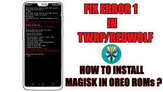 Fix Error 1 Magisk Installation in TWRP  HINDI [upl. by Normand]