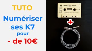 COMMENT NUMÉRISER VOS CASSETTES AUDIO avec un WALKMAN pour  de 10 EUROS [upl. by Sanborne886]