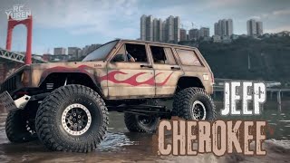 RC CRAWLER 110 Scale Axial SCX10 II Jeep Cherokee XJ RC Car OFFROAD 4X4 [upl. by Keefe]