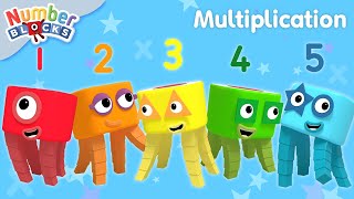 Times Tables  Multiplication for Kids Compilation  All Levels  Maths for Kids  Numberblocks [upl. by Bower237]