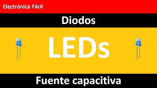 8 Leds con fuente capacitiva [upl. by Ariaz]