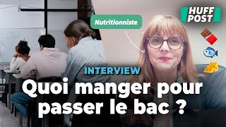 Une nutritionniste nous explique ce quil faut manger pendant le bac [upl. by Nolat]