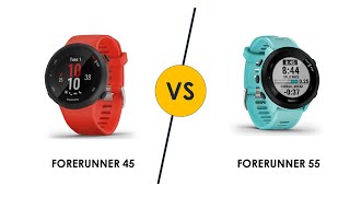 Garmin Forerunner 45 vs 55  Compare the difference [upl. by Margaretha]