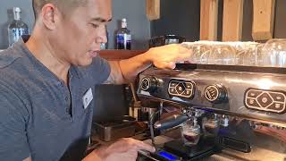 How to calibrate La spaziale S2 espresso machine [upl. by Lorrac]