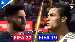 FIFA 22 Vs FIFA 19 PS5 [upl. by Weisberg379]