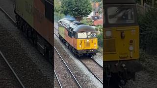 Here’s 56090 passing through a bridge working 0Z88 Rectory Jn to Doncaster Colas Sidings [upl. by Yehudit]