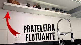 O SEGREDO DO SUPORTE INVISÍVEL Como é Possível Fazer uma Prateleira Suspensa [upl. by Eelanej]